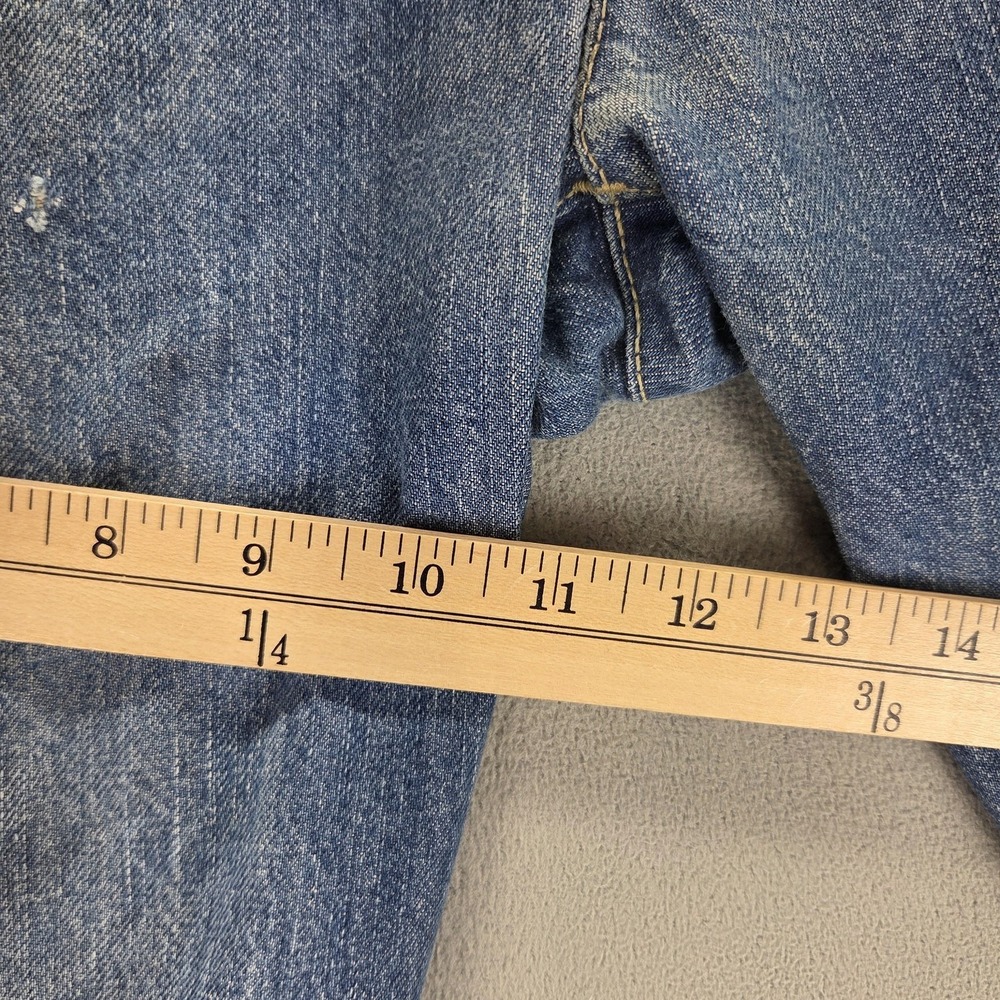 Vintage Levis Engineered Jeans Mens Blue Twisted Button Fly Fits 32x33 - Picture 6 of 16